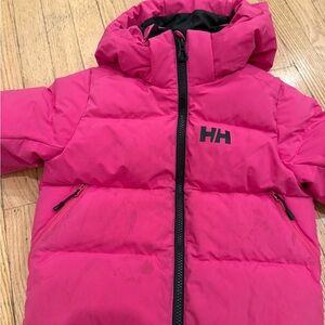 Helly Hansen Bright Pink Puffer Jacket with Hood